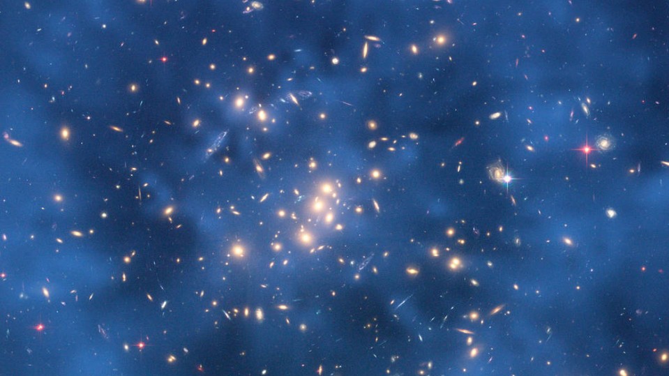 An image of faint galaxies
