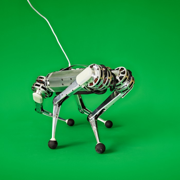 Photo of the Mini Cheetah robot