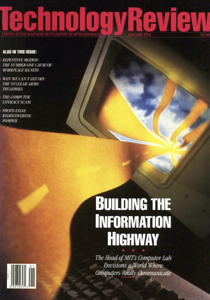 Cover of Tech Review - January 1991