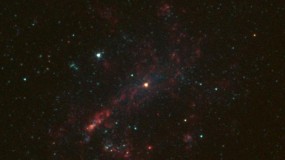 Infrared image of galaxy NGC 4395