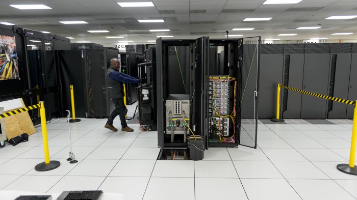 The Cerebras computer being installed at Argonne