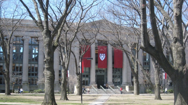 Image of Harvard Law School.