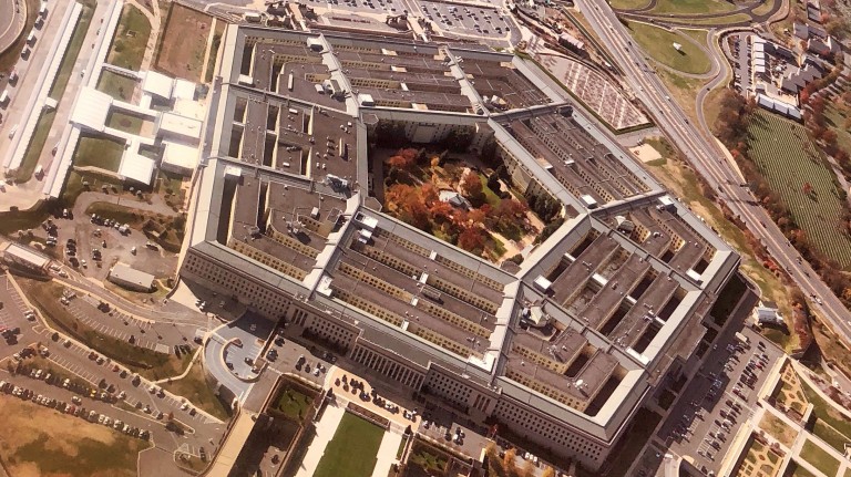 Aerial image of the Pentagon.