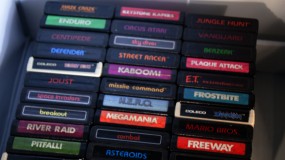 Atari game cartridges