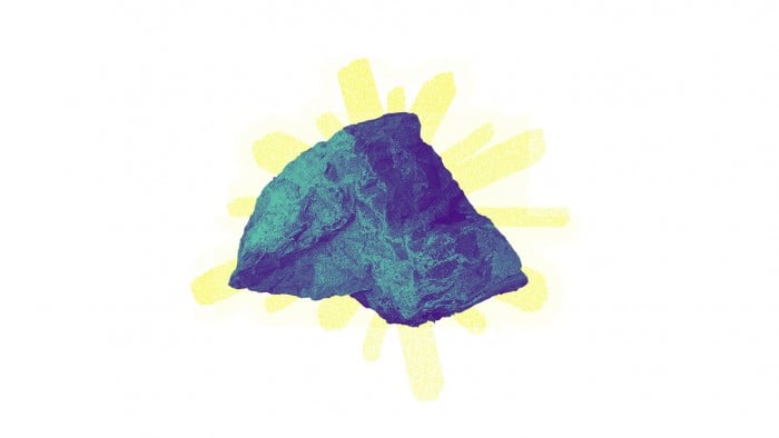 A conceptual illustration of anticrispr. The rock in rock paper scissors