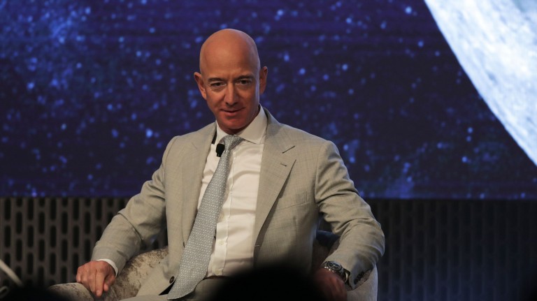 Bezos at space summit