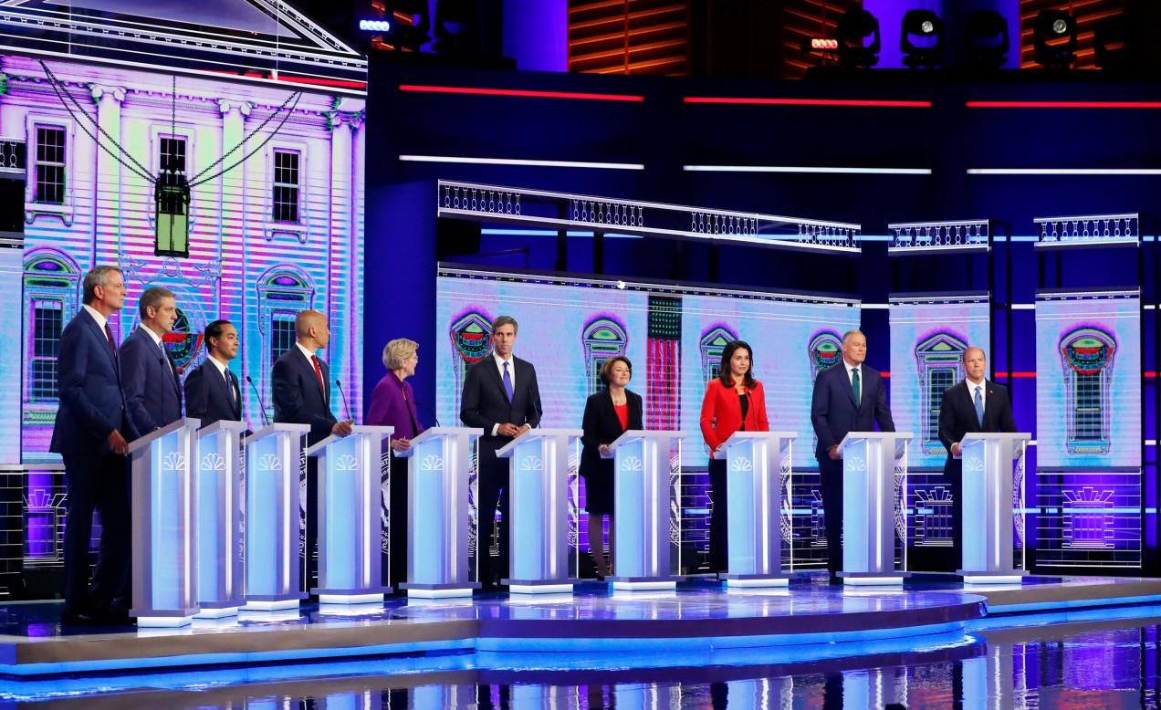 A photo taken at the 2020 Democratic Presidential Debate