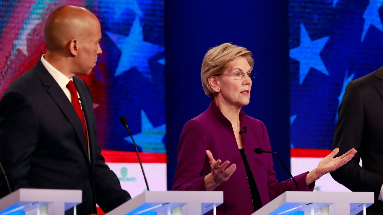 Photo of Democratic Presidential Candidates Participate In First Debate Of 2020 Election