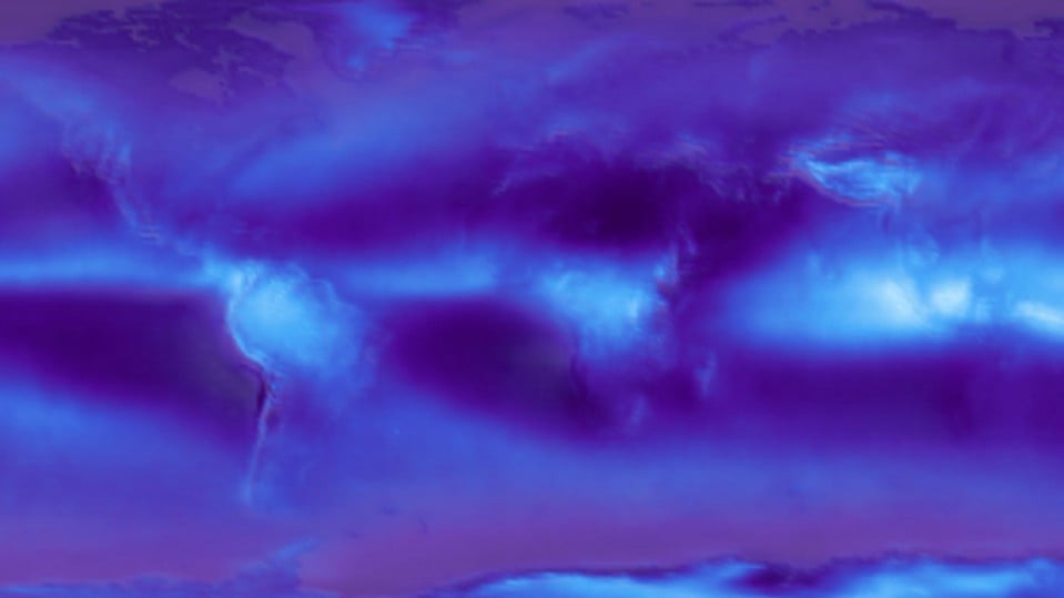 From article's figure 12 - Example cloud maps made from the data of eﬀective cloud fraction, as a function of altitude