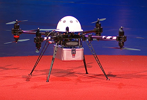 a four-propeller drone