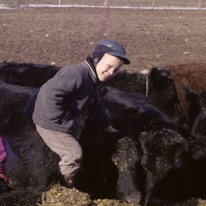 Photos of Den Bender and Freedom Baird as children