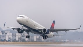 Delta's first Airbus A321 takes flight.