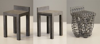 3-D fabricated chairs