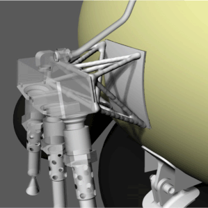 3-D printed lunar lander