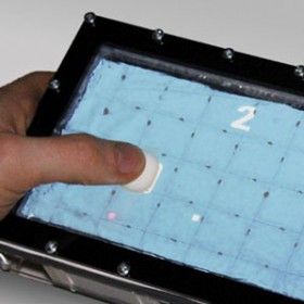 By Adding Heat A Prototype Of A Touch Screen With A Layer Of Gel On Its Face Can Stiffen In Specific Spots To Make Temporary Buttons