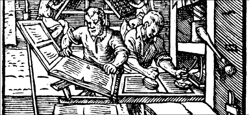 Gutenberg etching