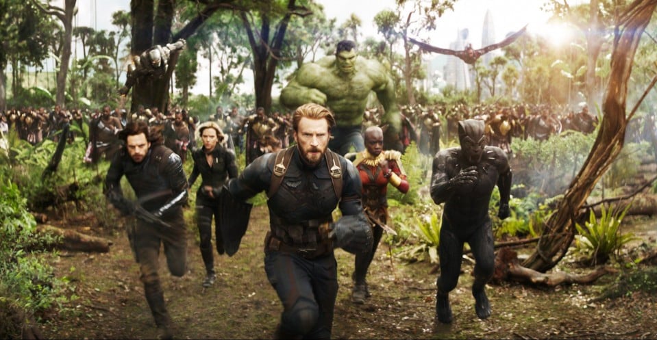 A movie still from Marvel's Avengers: Infinity War