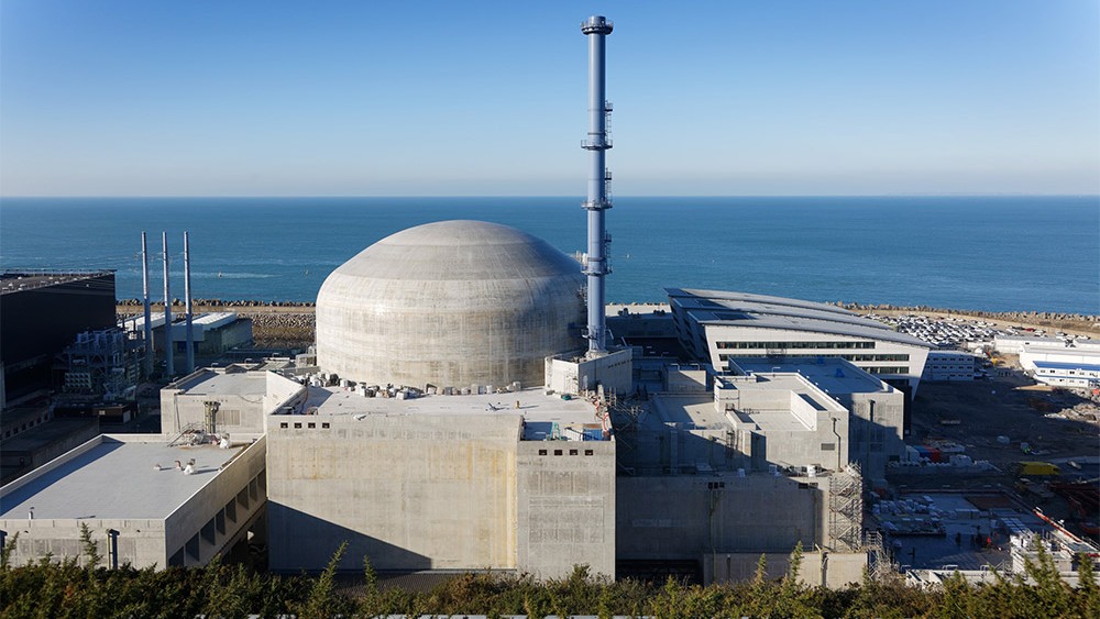 EDF's Flamanville nuclear plant.