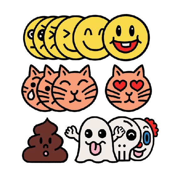 Cat Stickers, 25 Random Cat Stickers, Silly Cat Stickers, Kawaii