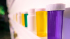 Photo of pill bottles