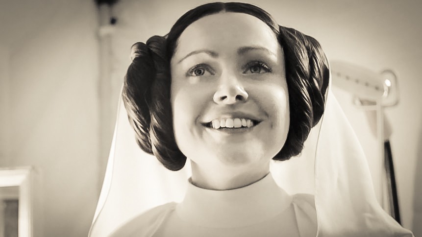 Photo of Ingvild Deila as Princess Leia