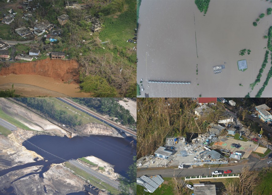 Images of disaster from the MIT Lincoln Lab data set.