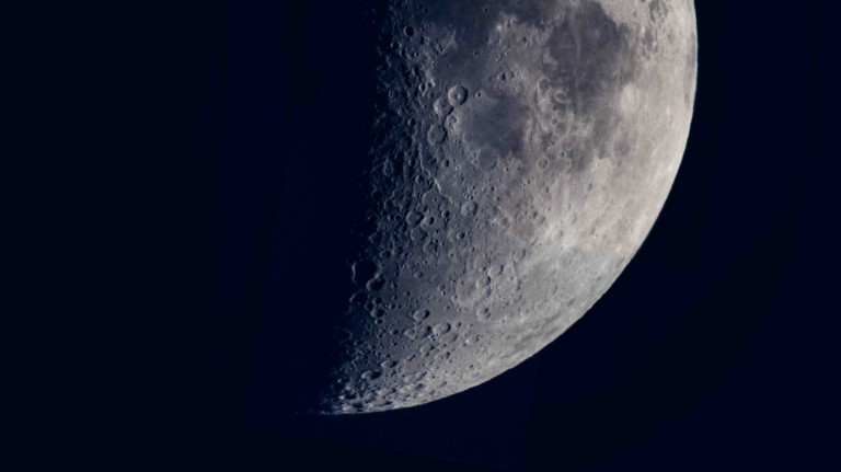 15-image collage of our Moon