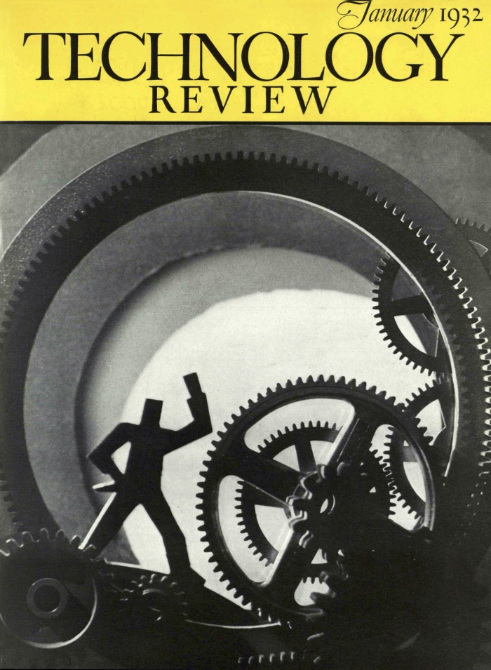 Cover Tech Review - January 1932