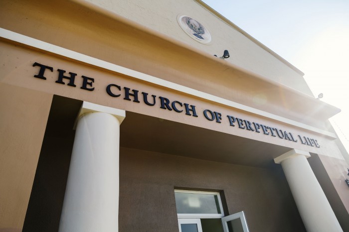 The Church of Perpetual Life facade