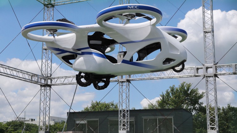 NEC's flying car