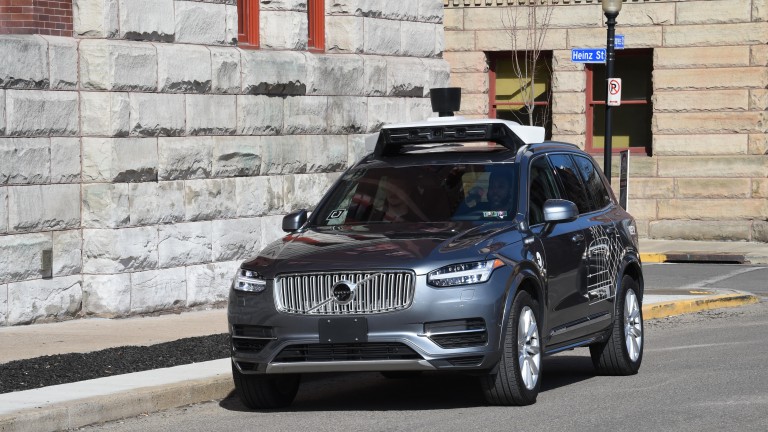 Uber autonomous car