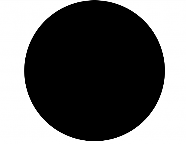 A five-Earth-mass primordial black hole (actual size 5cm)