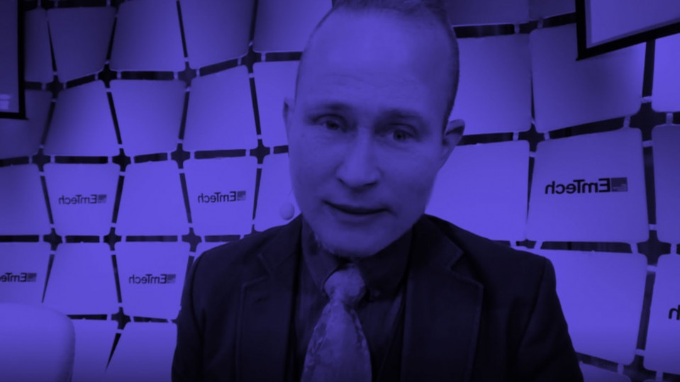 Screencapture from Putin deepfake video