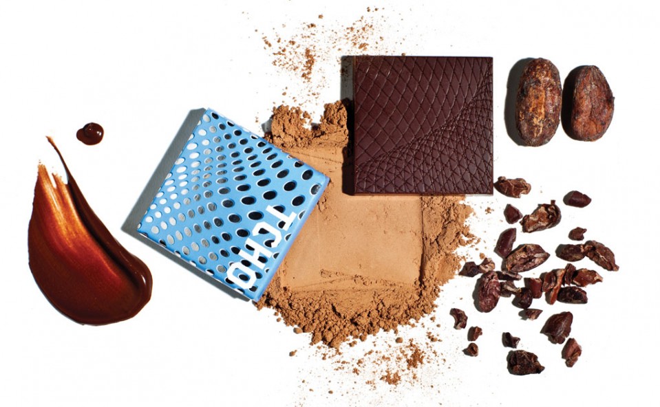 Tcho chocolate collage