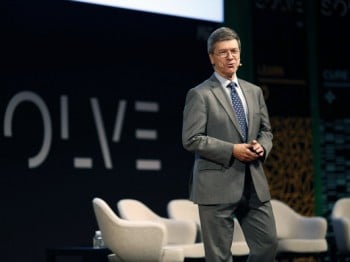 Jeffrey Sachs on the Solve stage.
