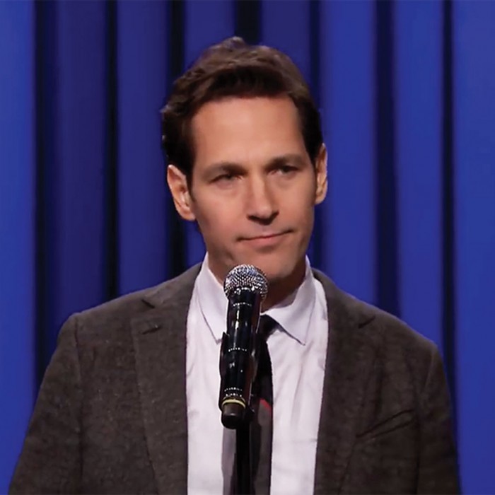 Screengrab of Paul Rudd on The Tonight Show with Jimmy Fallon.