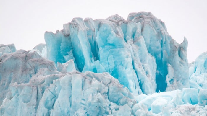 image of a melting glacier