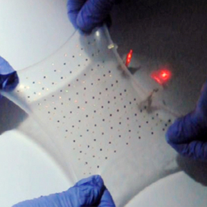 image of a stretchable battery