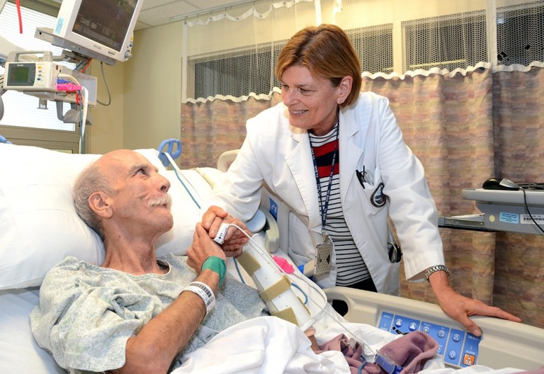 VA doctor meets with a patient