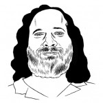 Illustration of Richard Stallman