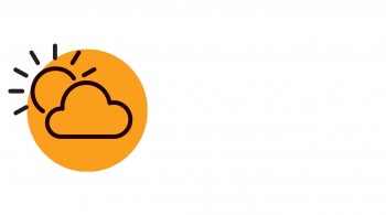 An icon depicting weather