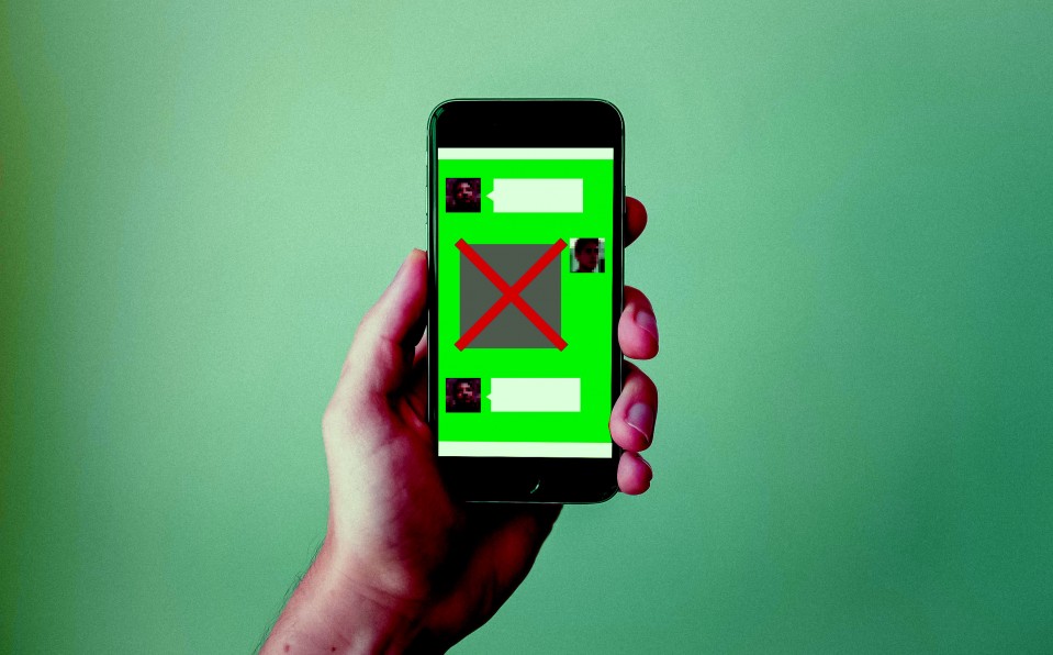 Conceptual illustration of WeChat image censoring
