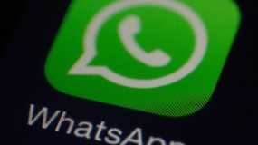 WhatsApp's icon on a screen