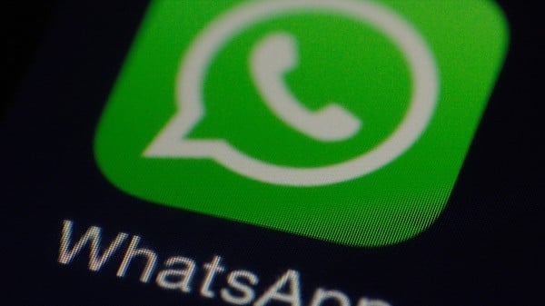 WhatsApp's icon on a screen