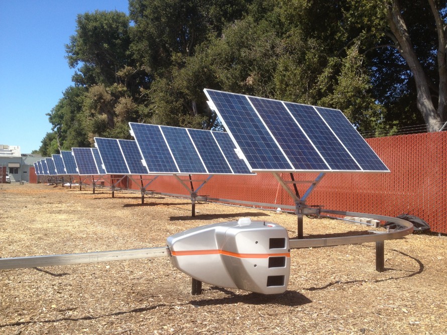 A Robot To Tilt Solar Panels Mit Technology Review